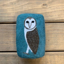 Load image into Gallery viewer, Owl Felted Soap