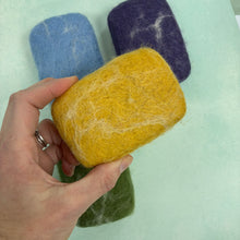 Load image into Gallery viewer, Spring Colours Felted Soap - Yellow