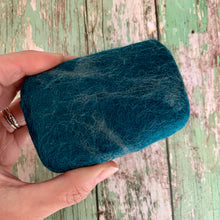 Load image into Gallery viewer, Shetland Wool Felted Soap - Blue
