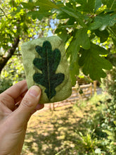 Load image into Gallery viewer, Oak Leaf Felted Soap