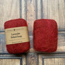 Load image into Gallery viewer, Shetland Wool Felted Soap - Red