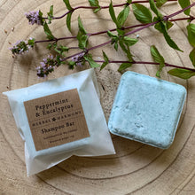 Load image into Gallery viewer, Mint & Eucalyptus Shampoo Bar