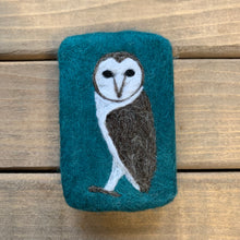 Load image into Gallery viewer, Owl Felted Soap