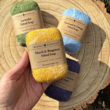 Load image into Gallery viewer, Spring Colours Felted Soap - Yellow