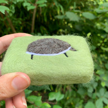 Load image into Gallery viewer, Hedgehog Felted Soap