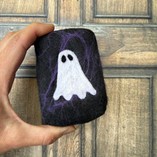 Load image into Gallery viewer, Ghost Felted Soap - Black & Purple
