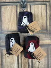 Load image into Gallery viewer, Ghost Felted Soap - Black & Red