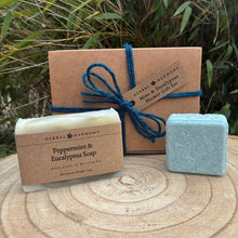 Load image into Gallery viewer, Mint & Eucalyptus Shower Gift Set