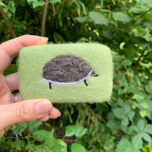 Load image into Gallery viewer, Hedgehog Felted Soap