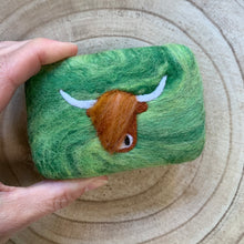 Load image into Gallery viewer, Highland Cow Felted Soap