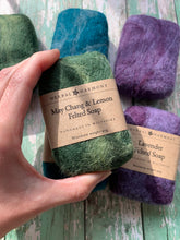 Load image into Gallery viewer, Shetland Wool Felted Soap - Green