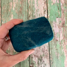 Load image into Gallery viewer, Shetland Wool Felted Soap - Blue