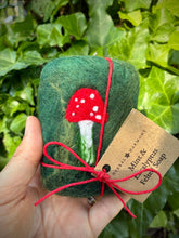 Load image into Gallery viewer, Toadstool Felted Soap