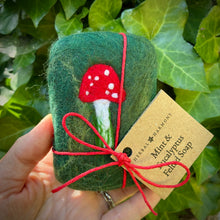 Load image into Gallery viewer, Toadstool Felted Soap