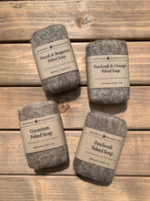 Load image into Gallery viewer, Geranium Felted Soap - Natural wool