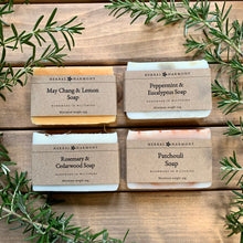 Load image into Gallery viewer, Mens soap gift set, set of 4 vegan handmade natural soaps for men