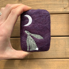 Load image into Gallery viewer, Moongazing Hare Felted Soap