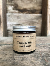 Load image into Gallery viewer, Thyme & Mint Foot Cream