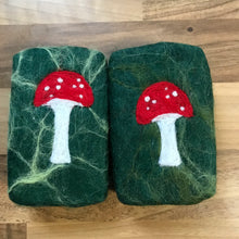 Load image into Gallery viewer, Toadstool Felted Soap