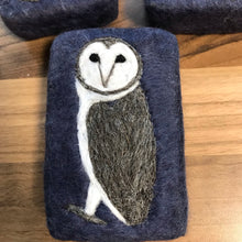 Load image into Gallery viewer, Owl Felted Soap