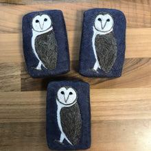 Load image into Gallery viewer, Owl Felted Soap