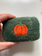 Pumpkin Felted Soap