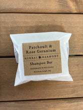 Load image into Gallery viewer, Patchouli &amp; Rose Geranium Shampoo Bar
