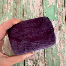 Load image into Gallery viewer, Shetland Wool Felted Soap - Purple
