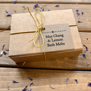 May Chang & Lemon Heart shaped bath melts