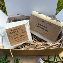 Load image into Gallery viewer, Rosemary &amp; Cedarwood Shower Gift Set
