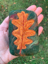 Load image into Gallery viewer, Oak Leaf Felted Soap
