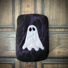 Load image into Gallery viewer, Ghost Felted Soap - Black &amp; Purple
