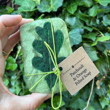 Load image into Gallery viewer, Oak Leaf Felted Soap
