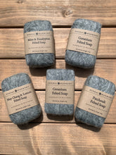 Load image into Gallery viewer, Geranium Felted Soap - Natural wool

