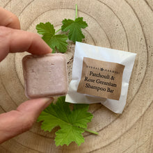 Load image into Gallery viewer, Patchouli &amp; Rose Geranium Shampoo Bar
