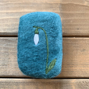 Snowdrop Felted Soap