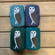 Owl Felted Soap