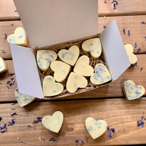 May Chang & Lemon Heart shaped bath melts