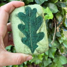 Load image into Gallery viewer, Oak Leaf Felted Soap
