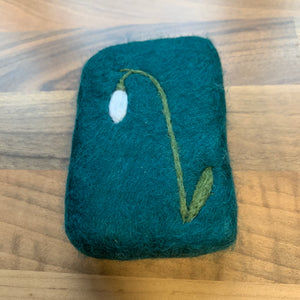 Snowdrop Felted Soap