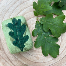 Load image into Gallery viewer, Oak Leaf Felted Soap
