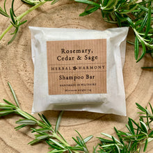 Load image into Gallery viewer, Rosemary, Cedar &amp; Sage Shampoo Bar
