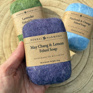 Spring Colours Felted Soap - Lilac
