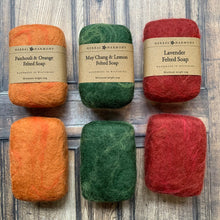 Load image into Gallery viewer, Shetland Wool Felted Soap - Red
