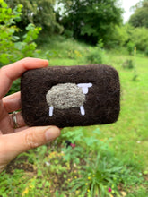Load image into Gallery viewer, Sheep Felted Soap - natural colours
