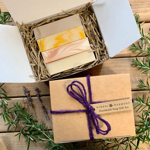 Women’s handmade soap gift set
