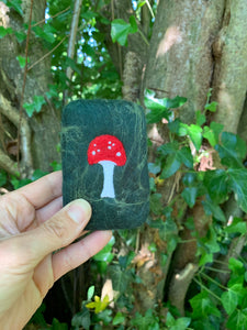 Toadstool Felted Soap