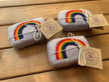 Load image into Gallery viewer, Rainbow Felted soap
