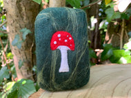 Toadstool Felted Soap