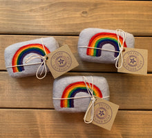 Load image into Gallery viewer, Rainbow Felted soap
